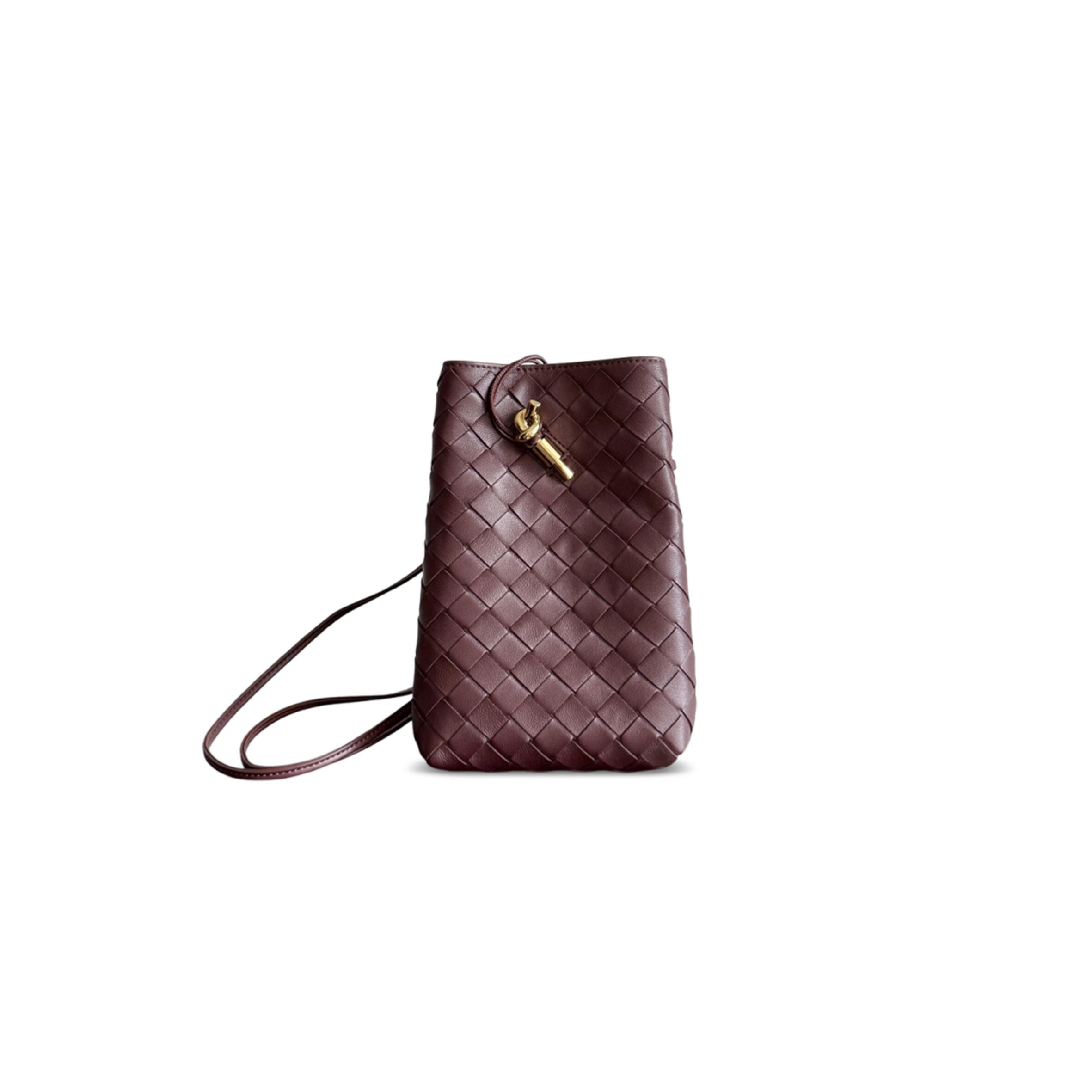 BOTTEGA VENETA ANDIAMO PHONE POUCH 843890 (21.5*14*7cm)